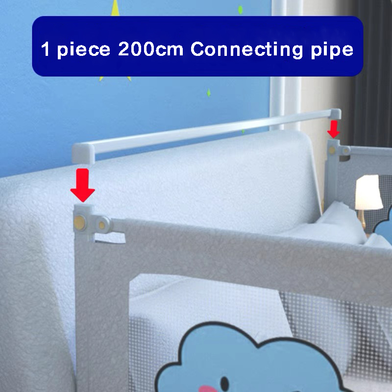 Bed Rail Toddler - Adjustable Bed Guardrail Connecting Rails for