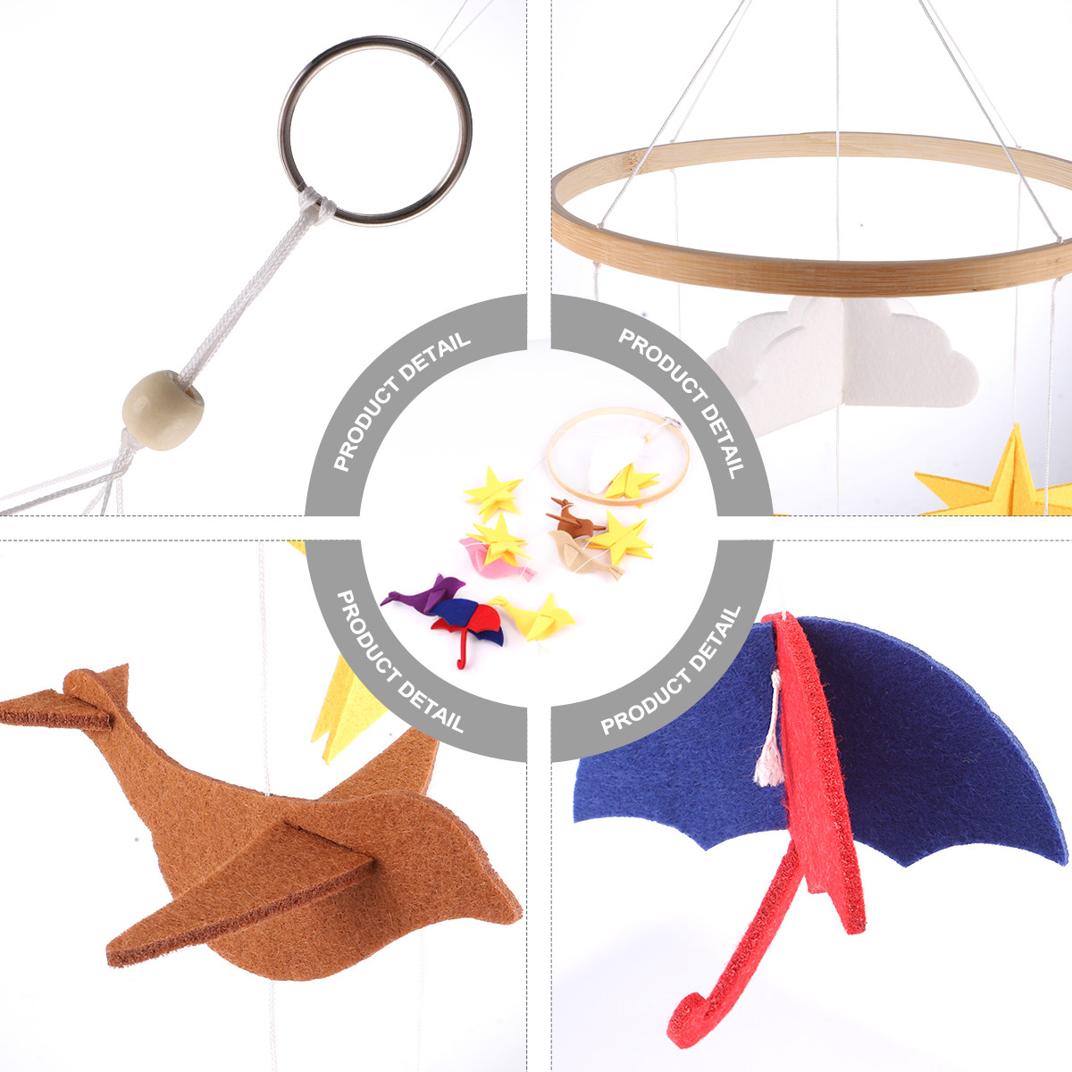 1Pcs Baby Crib Hanging Ornamen - Baby Nursery Hanging Decor ulasan dan harga