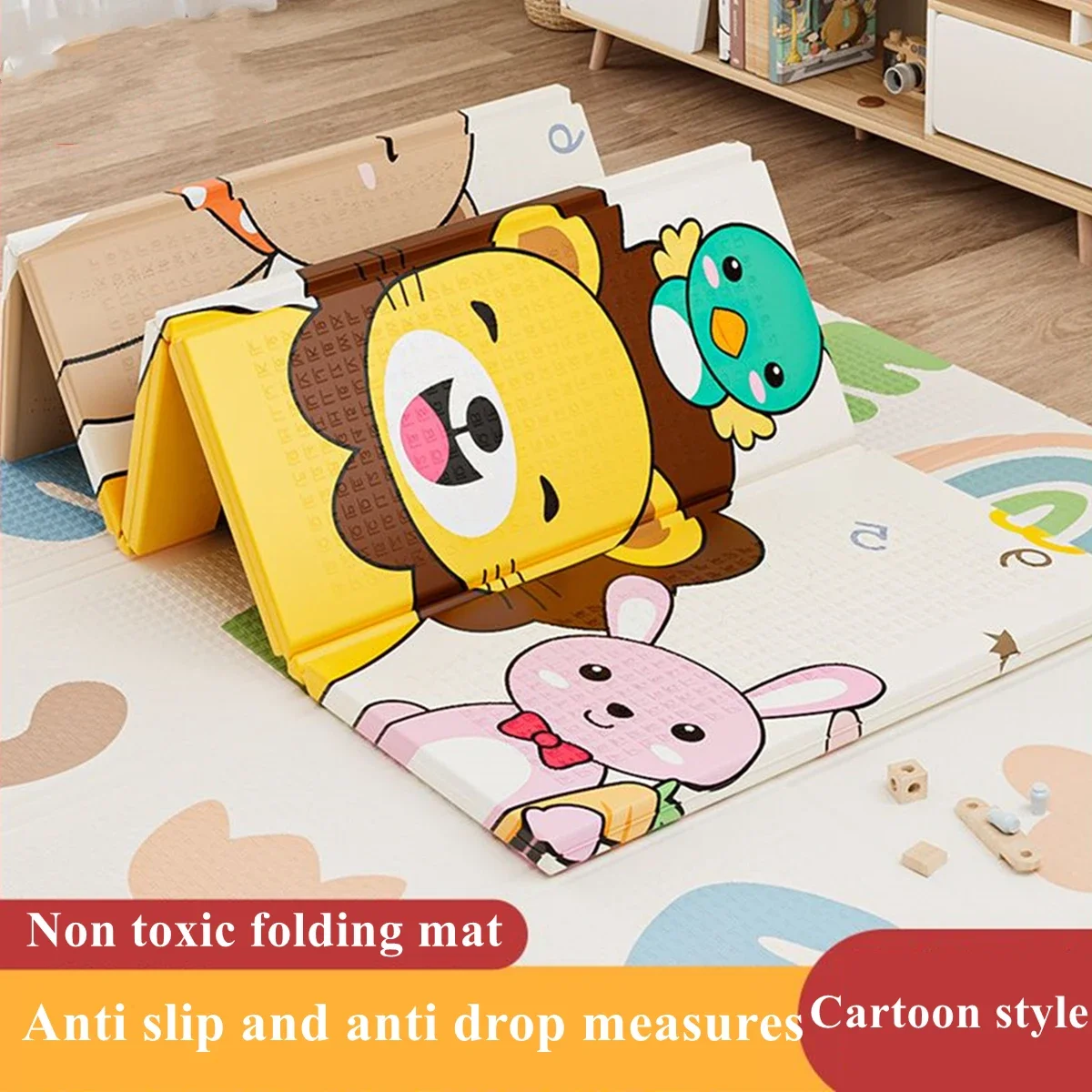 Non-Toxic Baby Play Mat Foldab - Baby Nursery Game ulasan dan harga
