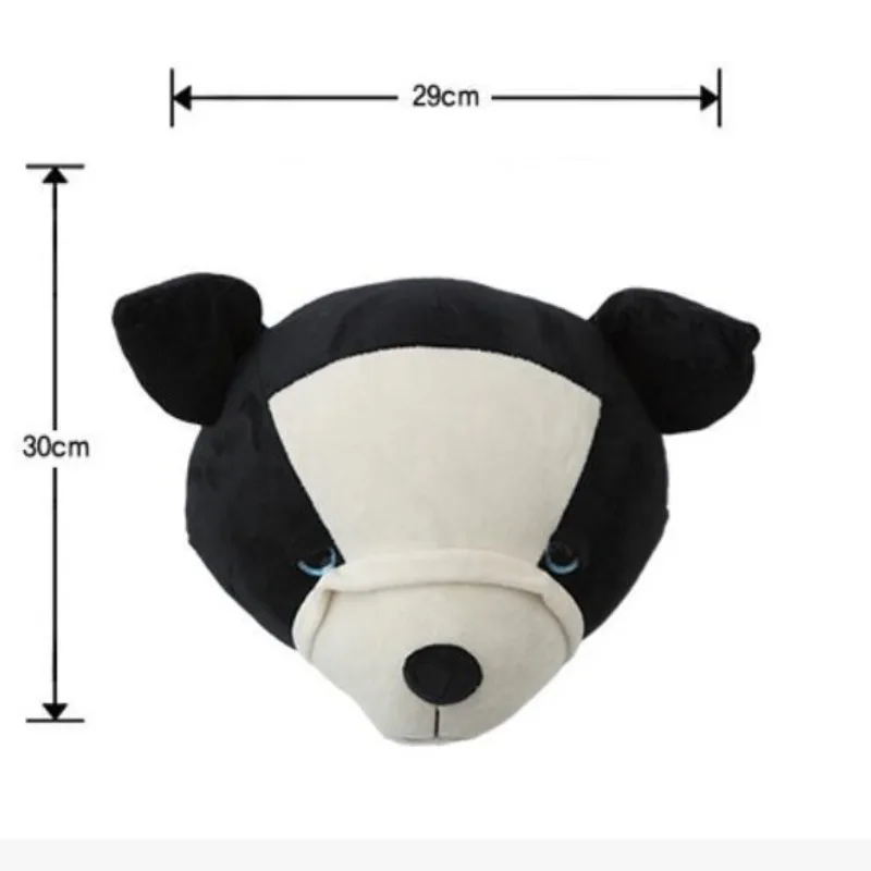Stuffed 3D Akita Dog Head Wall - Baby Nursery Hanging Decor ulasan dan harga