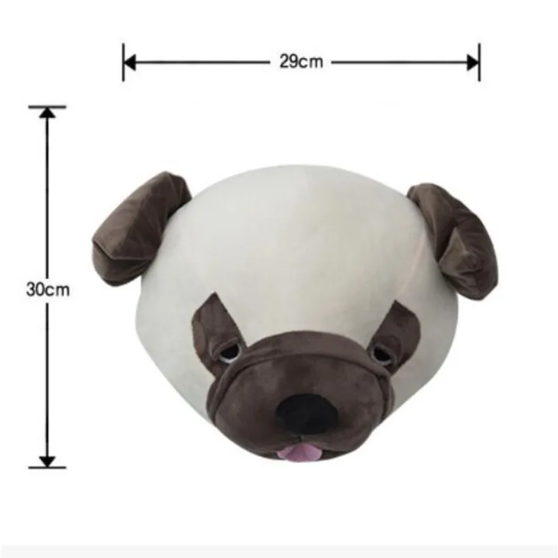 Stuffed 3D Akita Dog Head Wall - Baby Nursery Hanging Decor ulasan dan harga