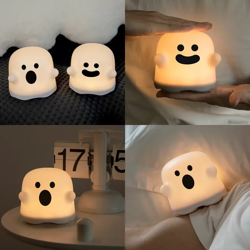 Creative Cute Ghost Night Ligh - Baby Nursery Table Lamp ulasan dan harga