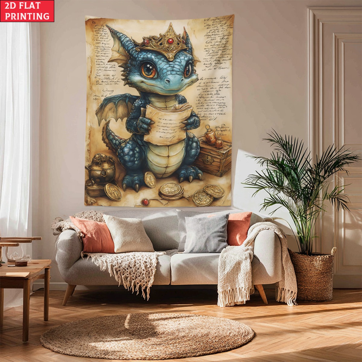 Dragon baby crown treasure fan - Baby Nursery Hanging Decor ulasan dan harga