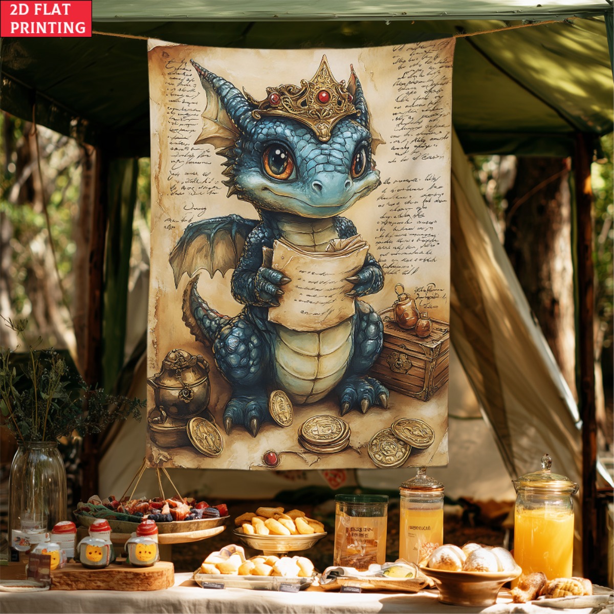 Dragon baby crown treasure fan - Baby Nursery Hanging Decor ulasan dan harga