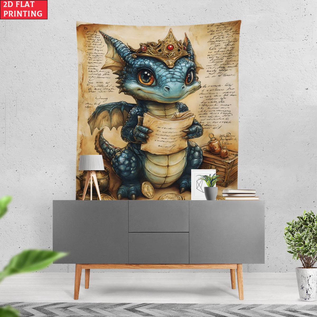 Dragon baby crown treasure fan - Baby Nursery Hanging Decor ulasan dan harga