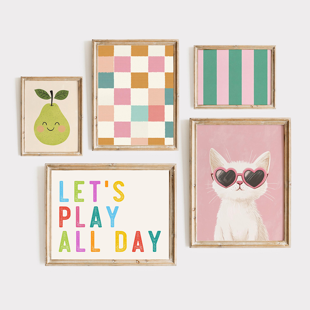 Room Prints Wall Art Baby Anim - Baby Nursery Murals ulasan dan harga