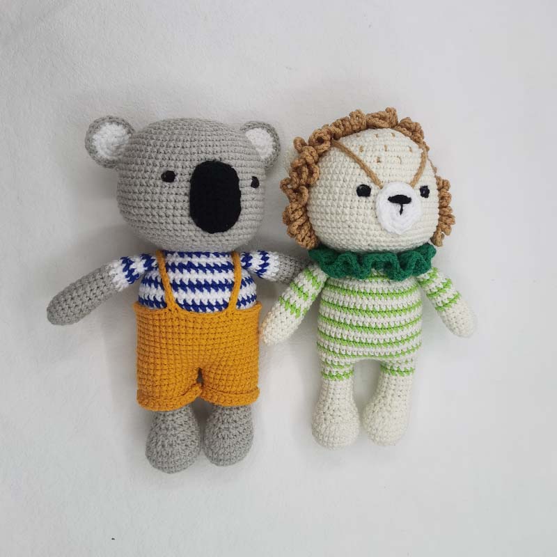 Baby Crochet Stuffed Lion Koal - Baby Nursery Game ulasan dan harga