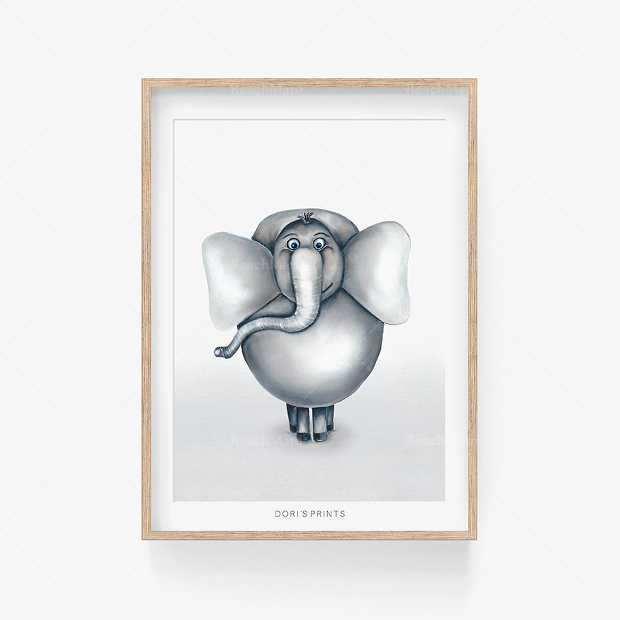 Baby lazy print, safari animal - Baby Nursery Mirror ulasan dan harga