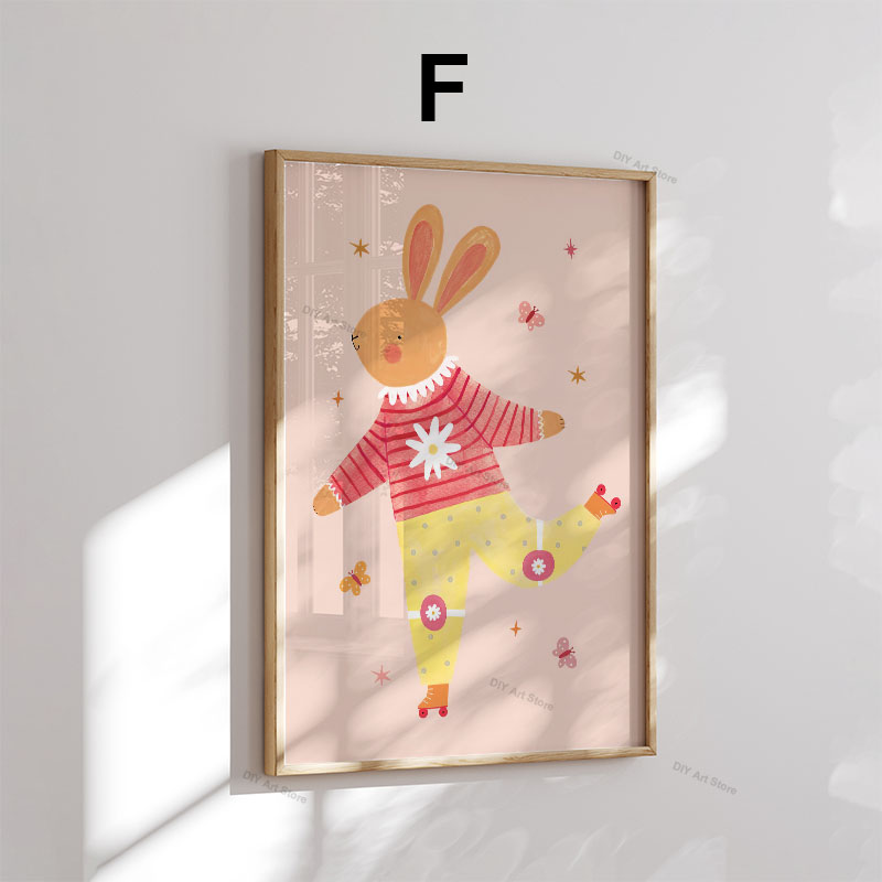 Funny Cartoon Animal Nursery W - Baby Nursery Paintings ulasan dan harga