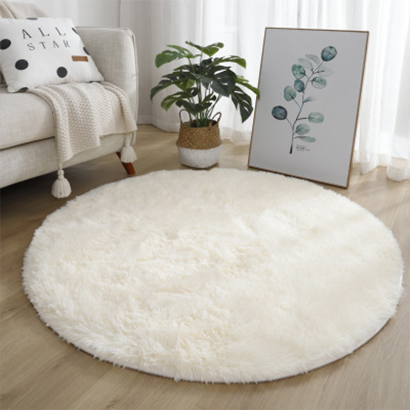 Super Soft Fluffy Round Rug Pl - Baby Nursery Game ulasan dan harga