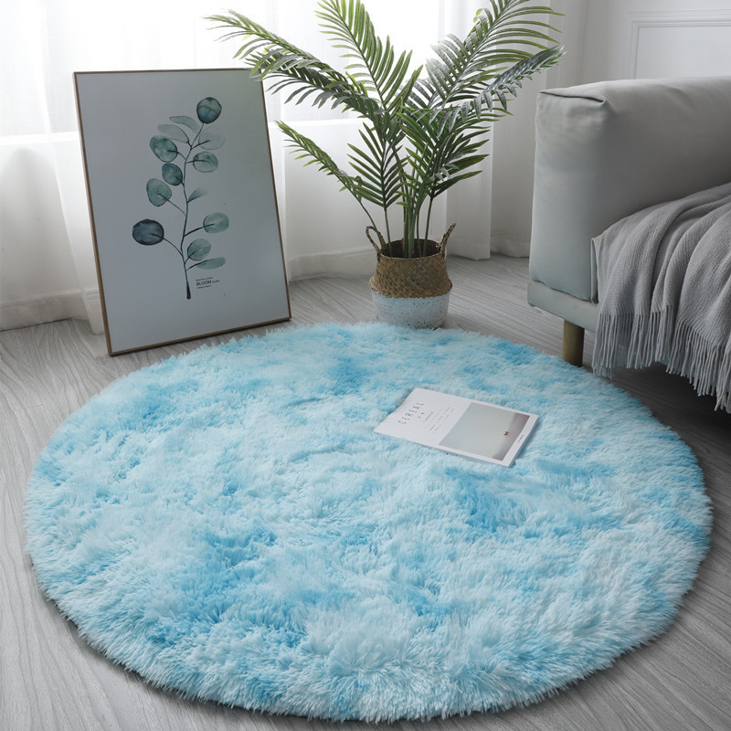 Super Soft Fluffy Round Rug Pl - Baby Nursery Game ulasan dan harga