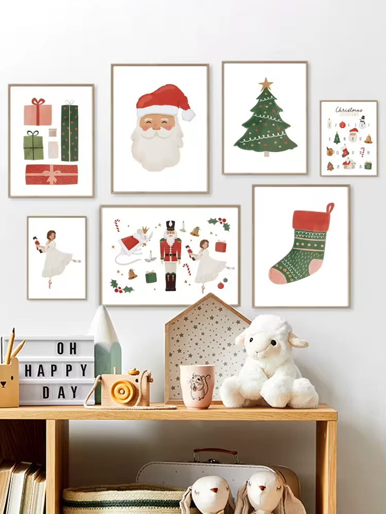 Cartoon Christmas Gift Socks M - Baby Nursery Mirror ulasan dan harga