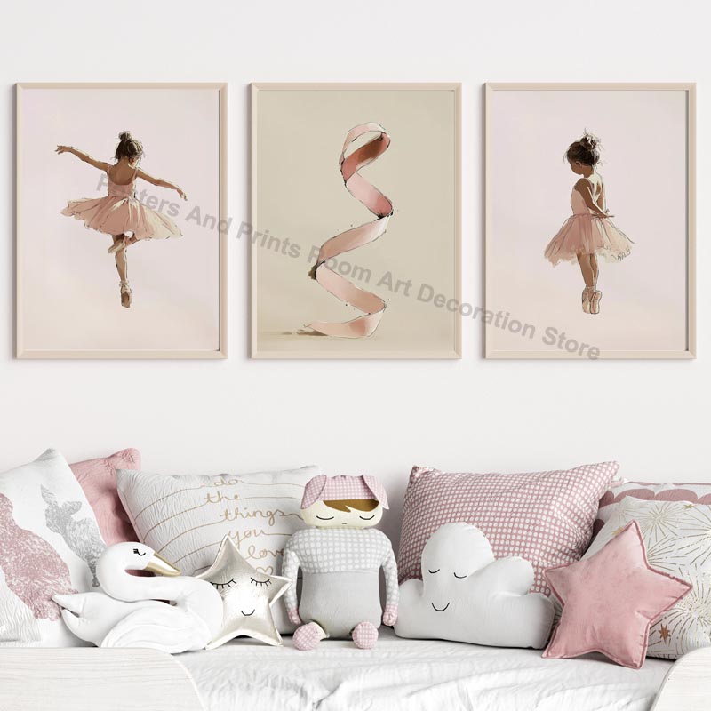 Modern Pink Baby Girl Ballet S - Baby Nursery Pink ulasan dan harga