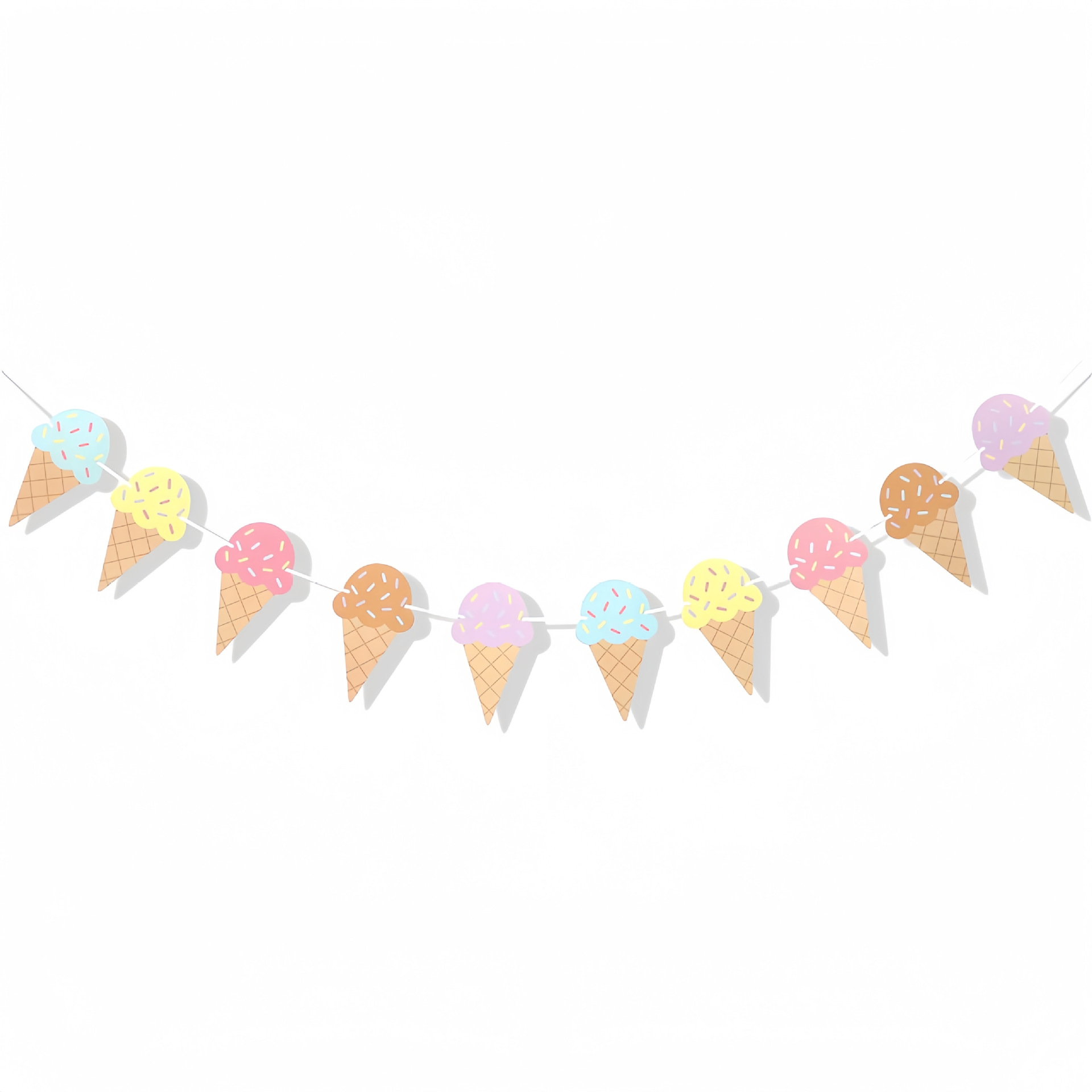 Sweet Ice Cream Theme Paper Ba - Baby Nursery Hanging Decor ulasan dan harga