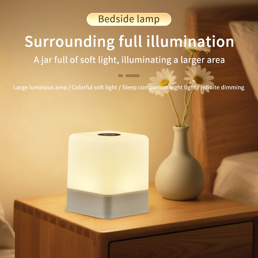 LED Touch Night Light Recharge - Baby Nursery Table Lamp ulasan dan harga