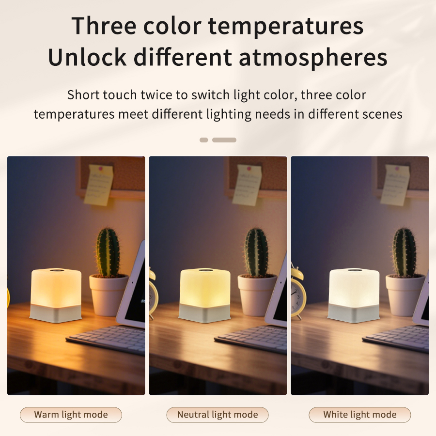 LED Touch Night Light Recharge - Baby Nursery Table Lamp ulasan dan harga