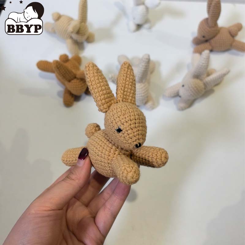 1Pcs Adorable Crochet Rabbit D - Baby Nursery Hanging Decor ulasan dan harga