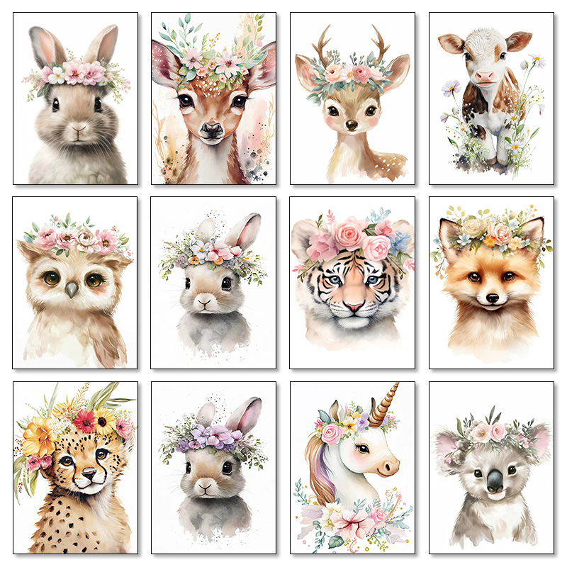 Baby Bear Bunny Deer Raccoon O - Baby Nursery Mirror ulasan dan harga