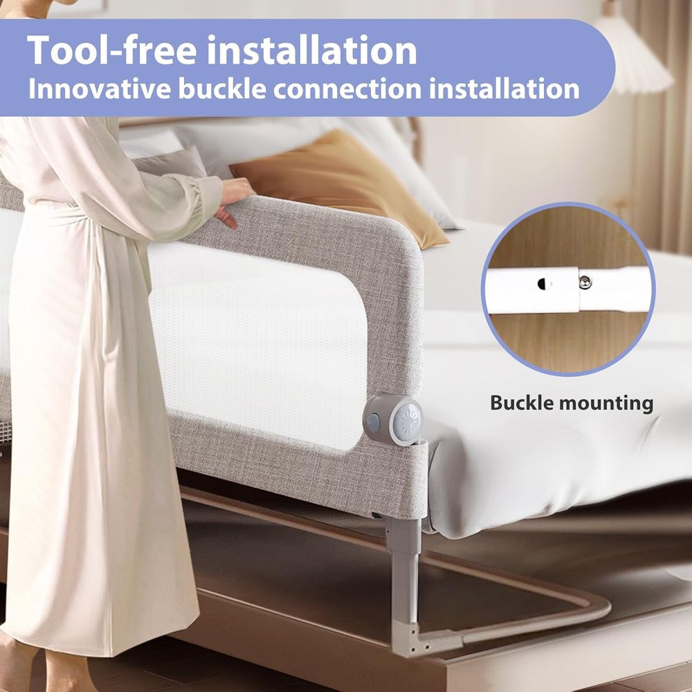 Baby Bed Rails Guard - Toddler - Bed Rail Toddler ulasan dan harga