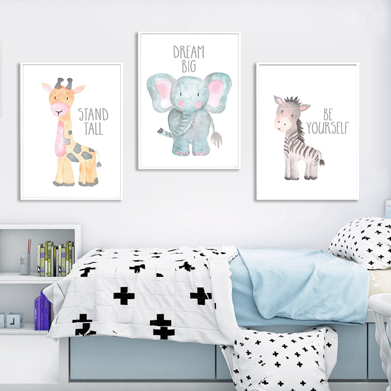 Baby Animal Lion Elephant Gira - Baby Nursery Mirror ulasan dan harga