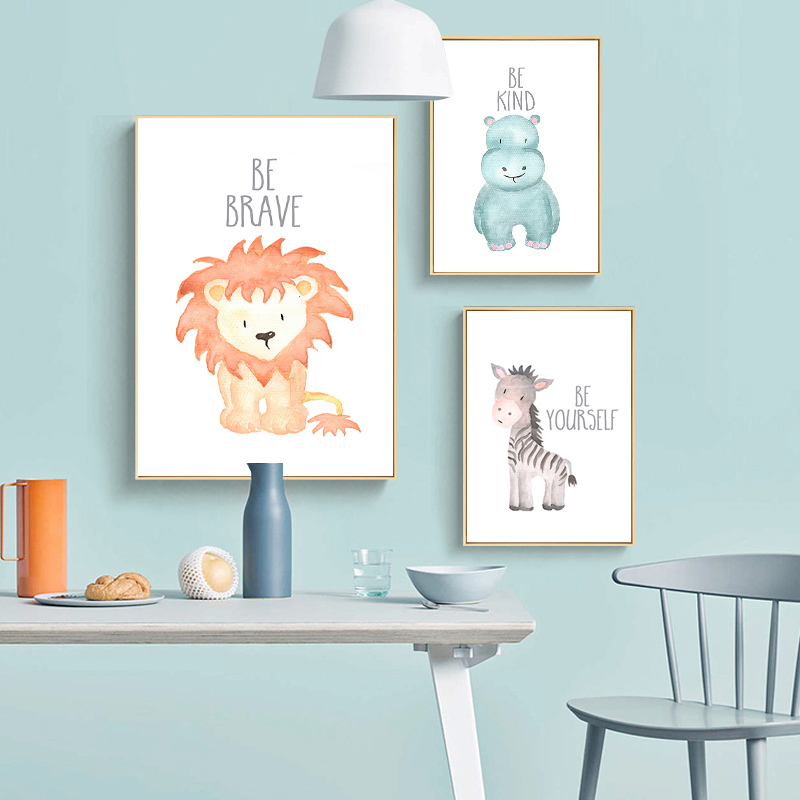 Baby Animal Lion Elephant Gira - Baby Nursery Mirror ulasan dan harga