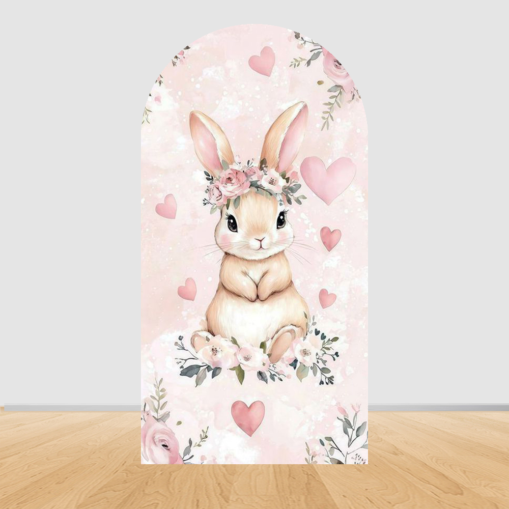 Easter Bunny Arch Backdrop, Ra - Baby Nursery Hanging Decor ulasan dan harga