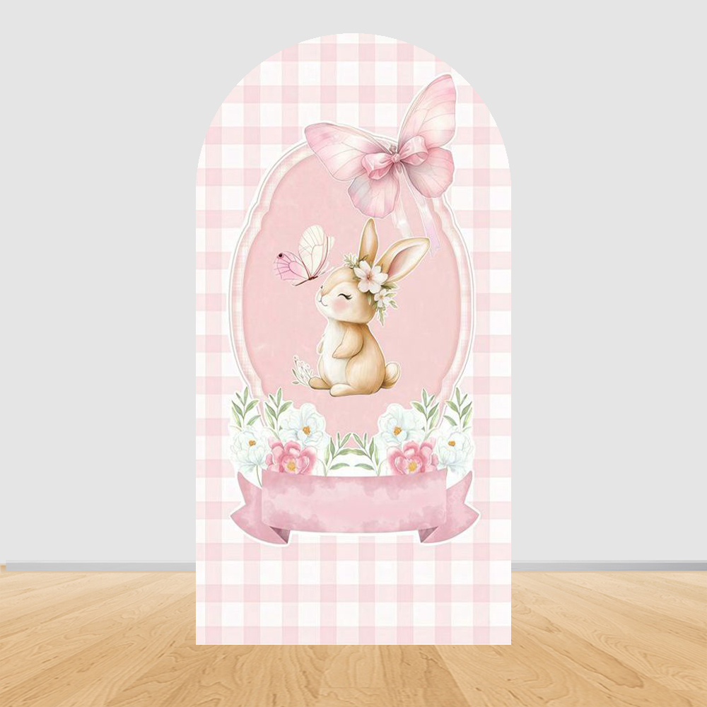 Easter Bunny Arch Backdrop, Ra - Baby Nursery Hanging Decor ulasan dan harga