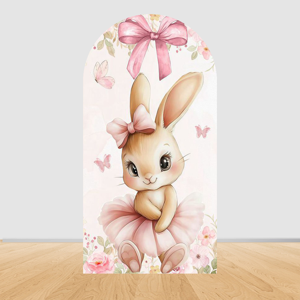 Easter Bunny Arch Backdrop, Ra - Baby Nursery Hanging Decor ulasan dan harga